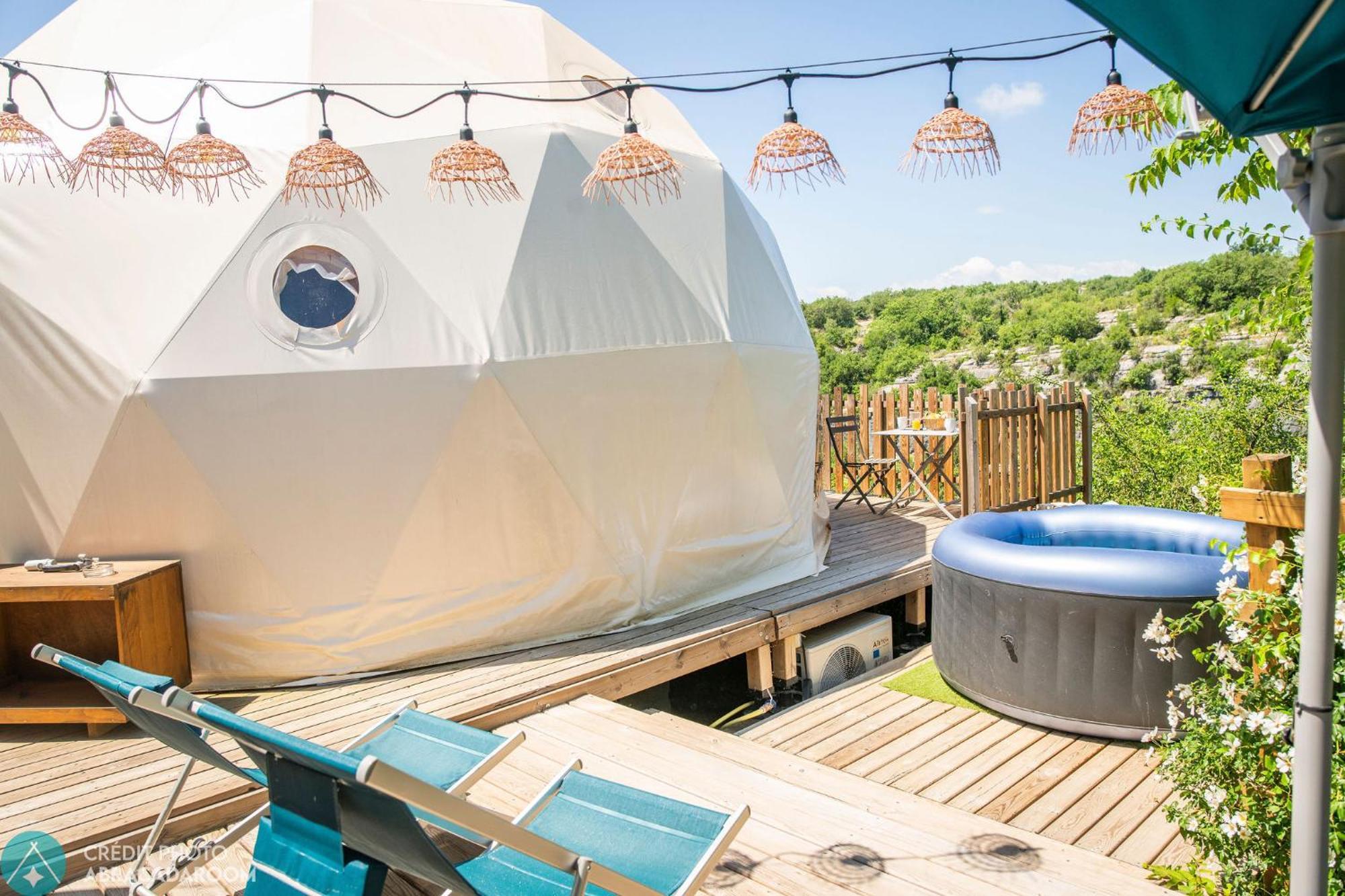 Les Domes Des Gorges Hotel Руом Екстериор снимка