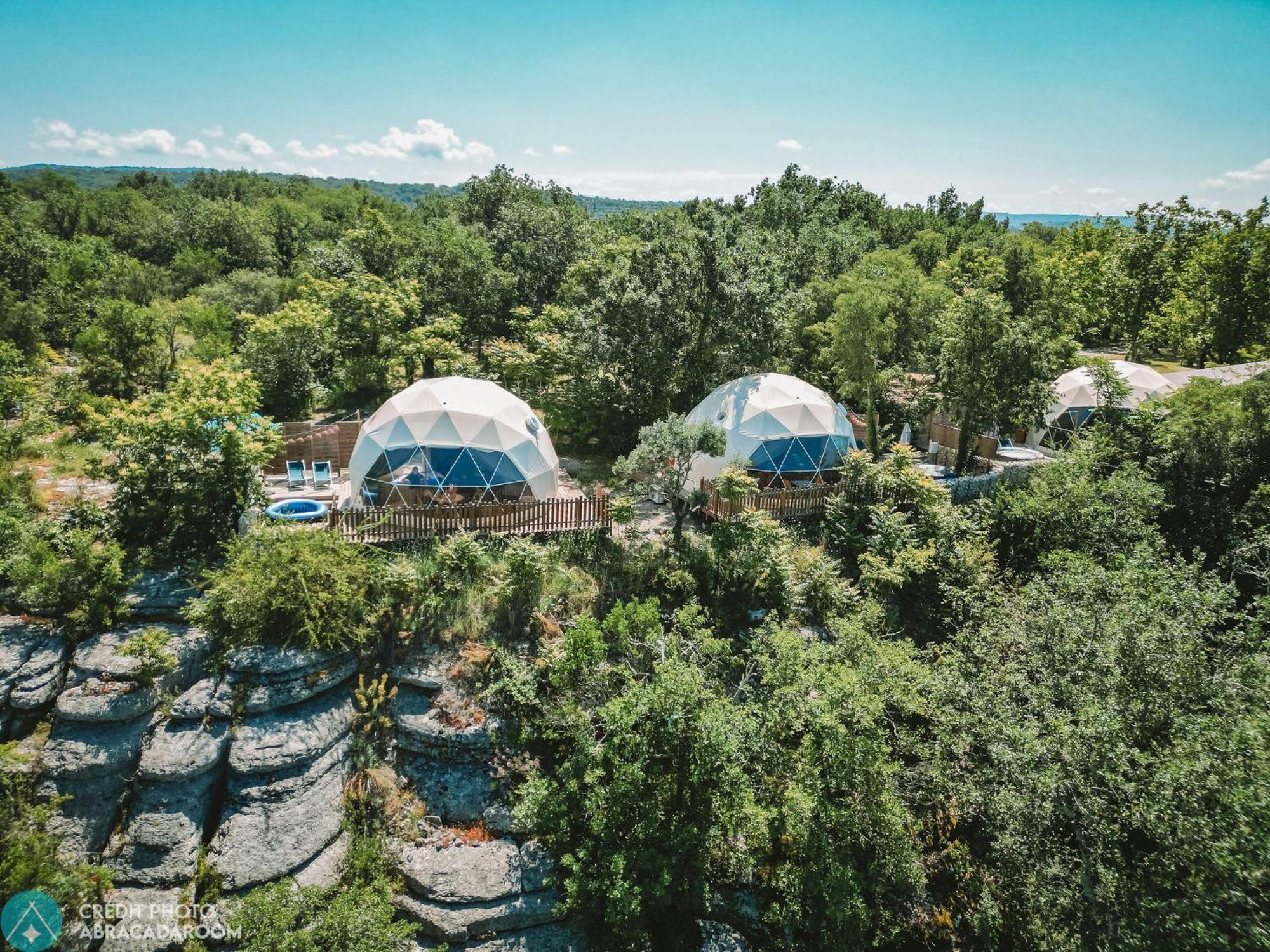 Les Domes Des Gorges Hotel Руом Екстериор снимка